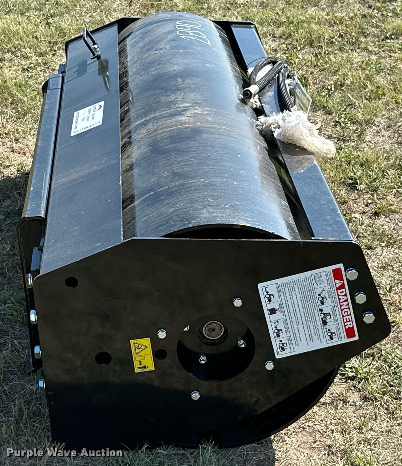 2023 Mower King SSVR72 skid steer vibratory roller in Yates Center, KS Item DM6519 sold