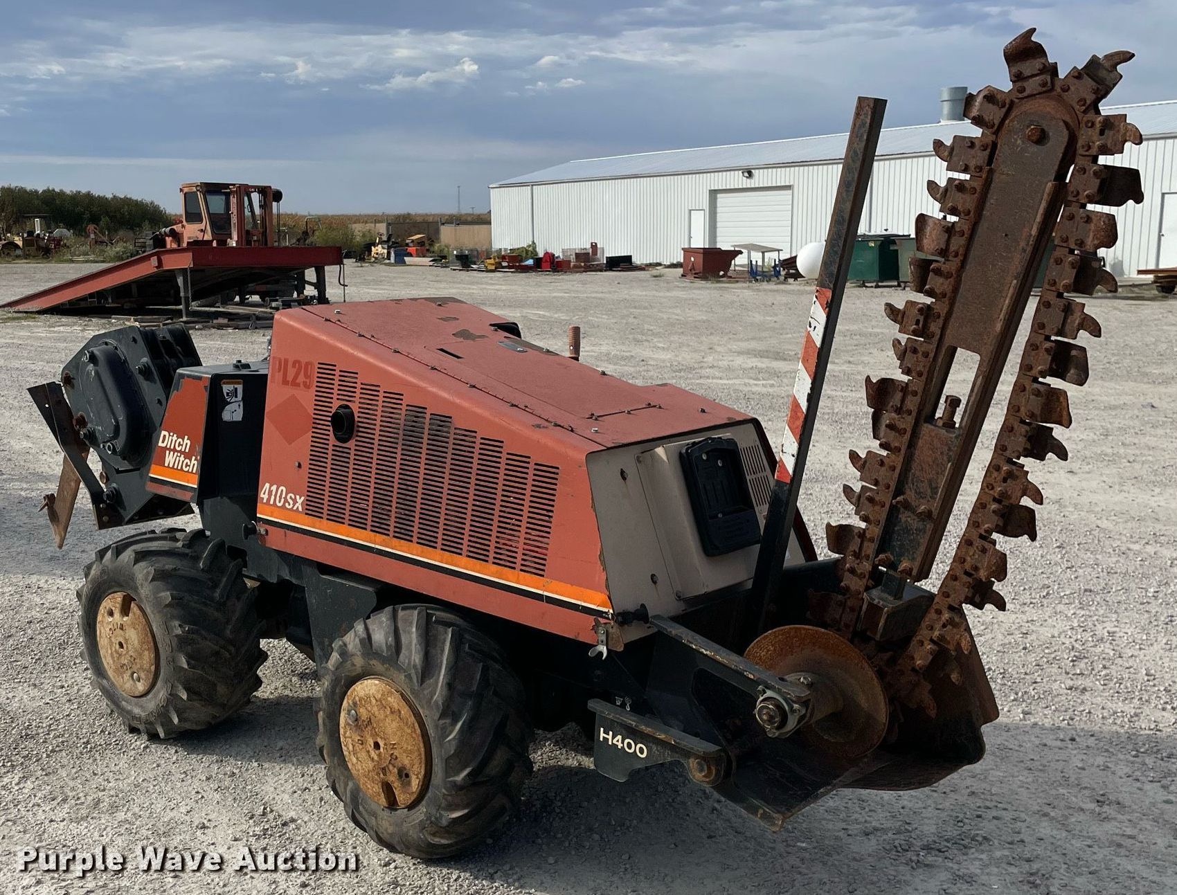 2011 Ditch Witch 410SX trencher in Clinton, IL Item LV9951 sold