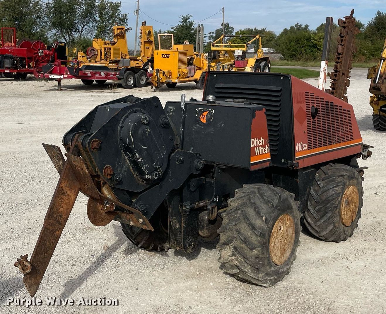 2011 Ditch Witch 410SX trencher in Clinton, IL Item LV9951 sold