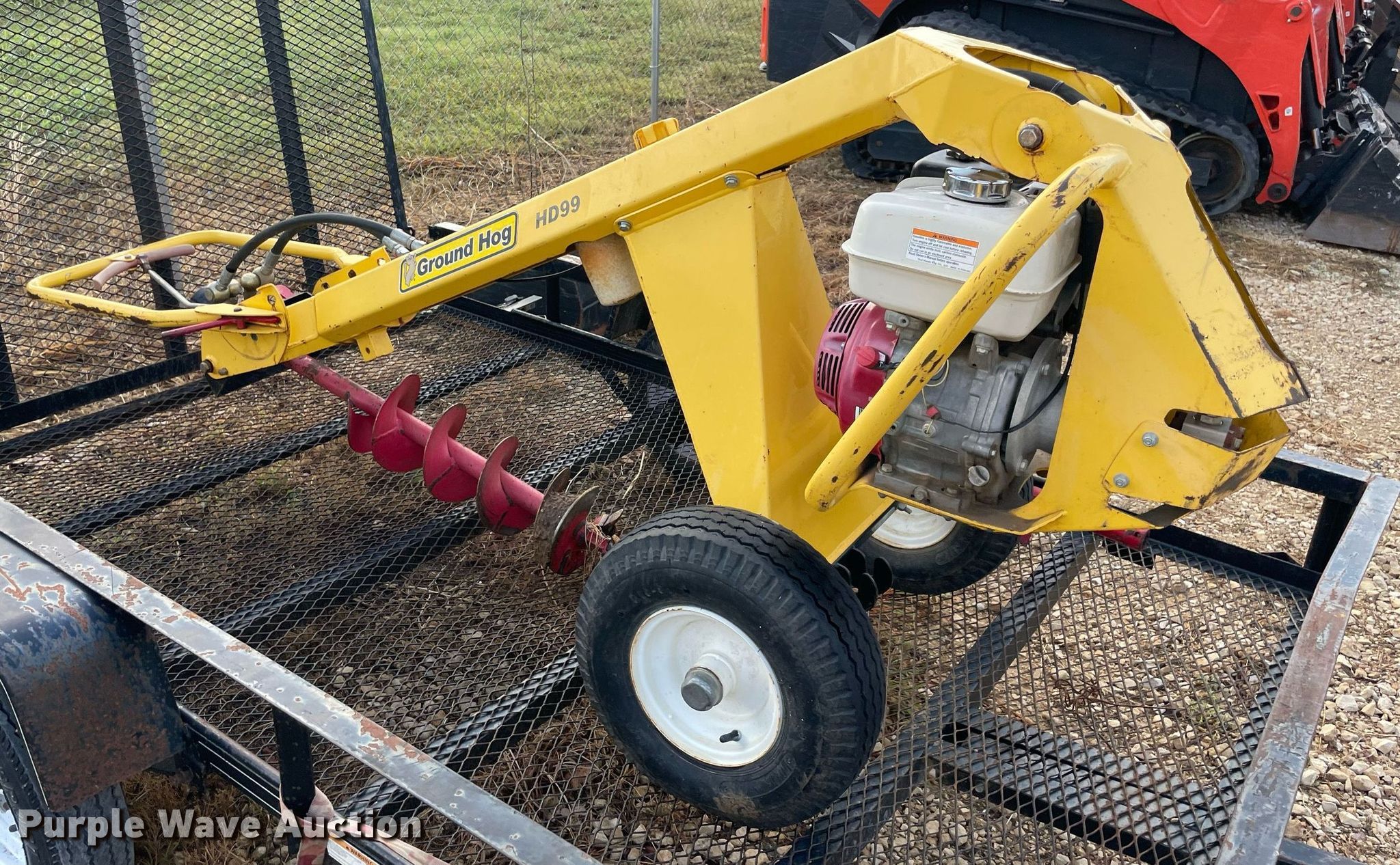 Ground Hog HD99H post hole auger in Kingston, OK Item NA9550 for