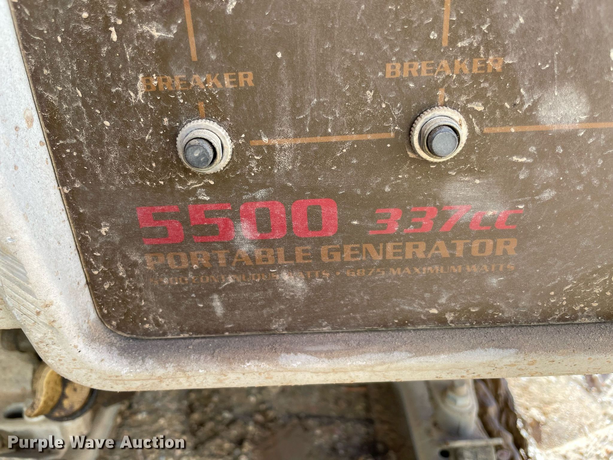 Honeywell 5500 generator in Kingston, OK Item NA9639 sold Purple Wave