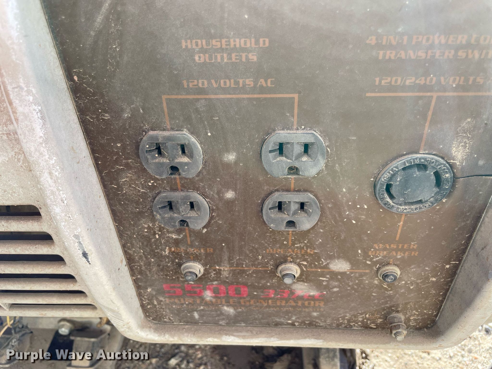 Honeywell 5500 generator in Kingston, OK Item NA9639 sold Purple Wave