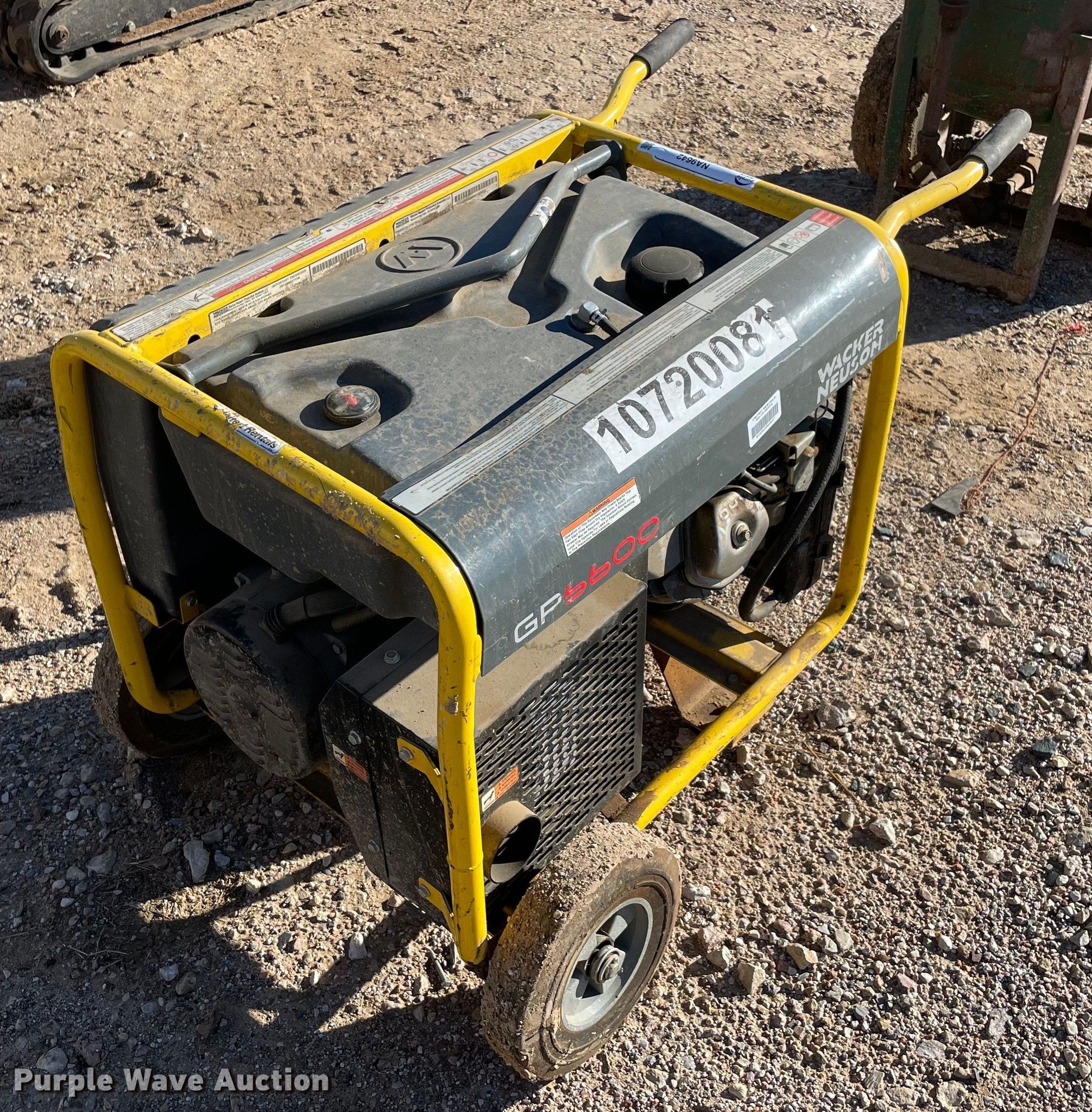 Wacker Nelson GP6600 generator in Kingston, OK Item NA9642 sold