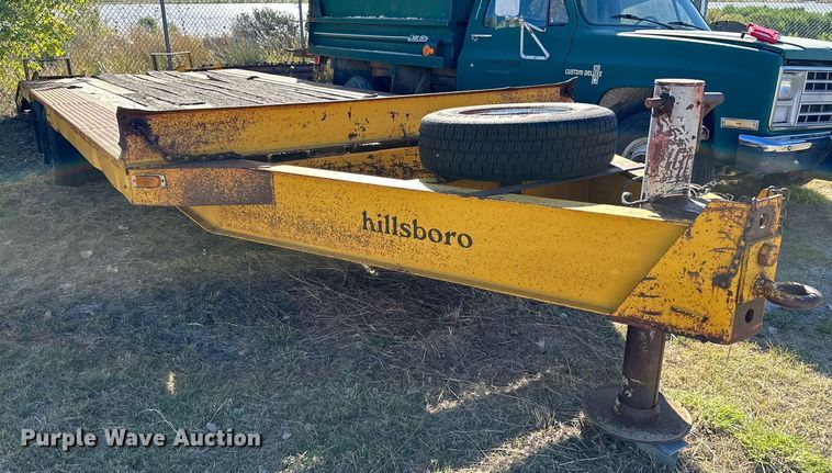 image for item DK2567 1985 Hillsboro  equipment trailer