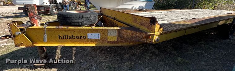 image for item DK2567 1985 Hillsboro  equipment trailer