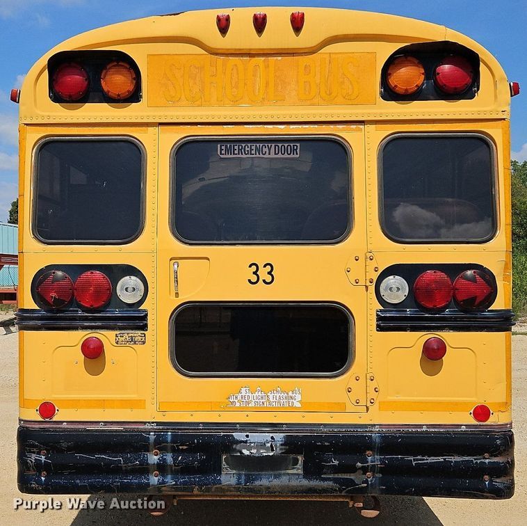 image for item DP2445 1993 Blue Bird TC2000  school bus