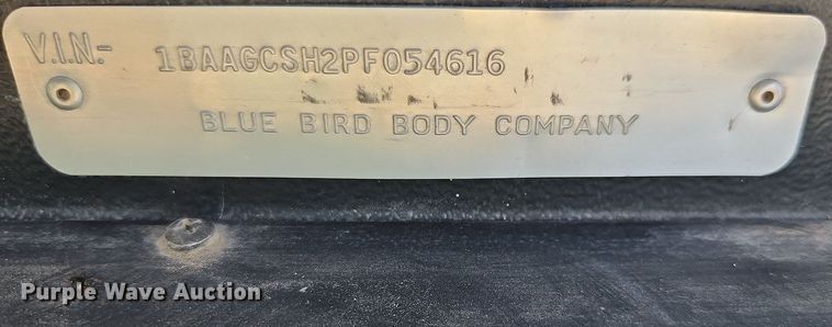 image for item DP2445 1993 Blue Bird TC2000  school bus