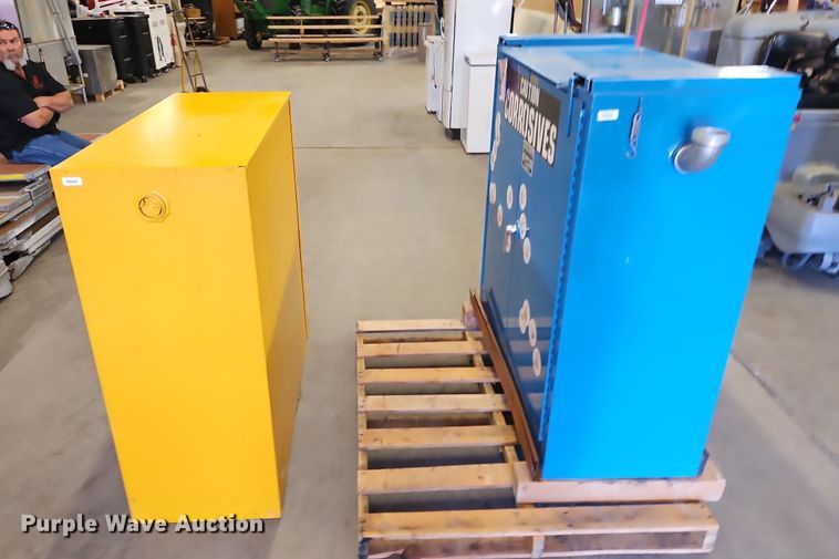 image for item DP2470 (2) flammable storage cabinets
