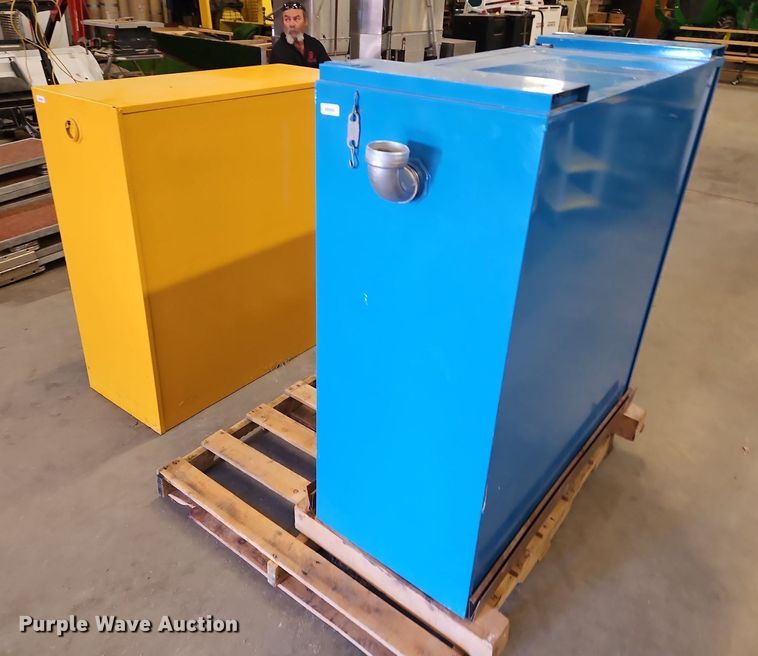 image for item DP2470 (2) flammable storage cabinets