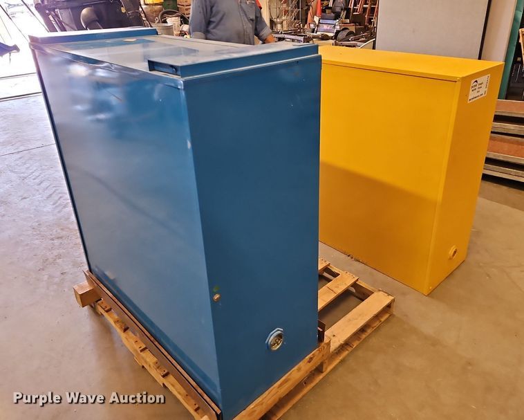 image for item DP2470 (2) flammable storage cabinets
