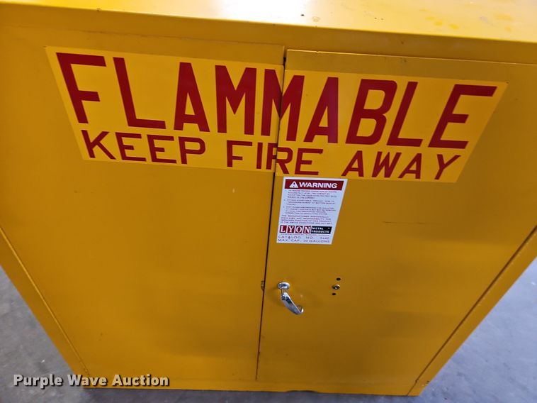 image for item DP2470 (2) flammable storage cabinets
