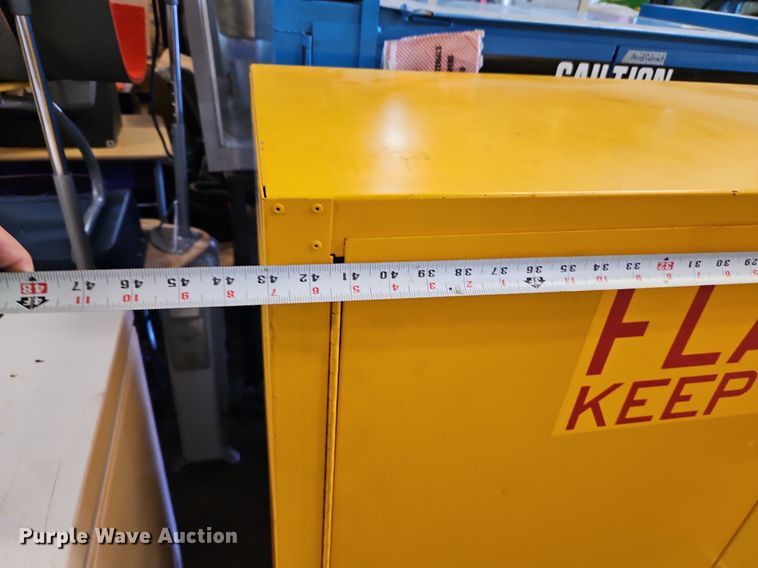 image for item DP2470 (2) flammable storage cabinets