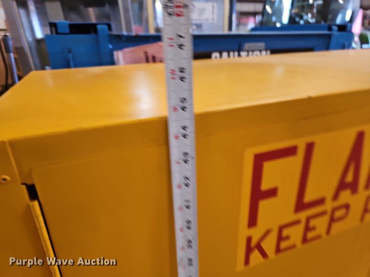 image for item DP2470 (2) flammable storage cabinets