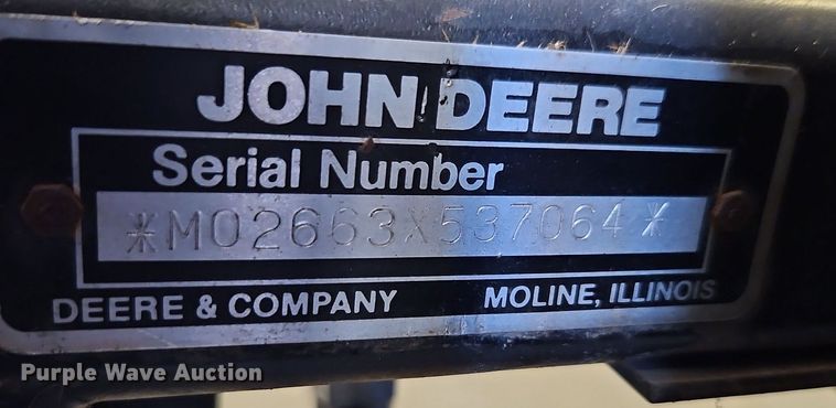 image for item DP2472 John Deere  leaf vacuum