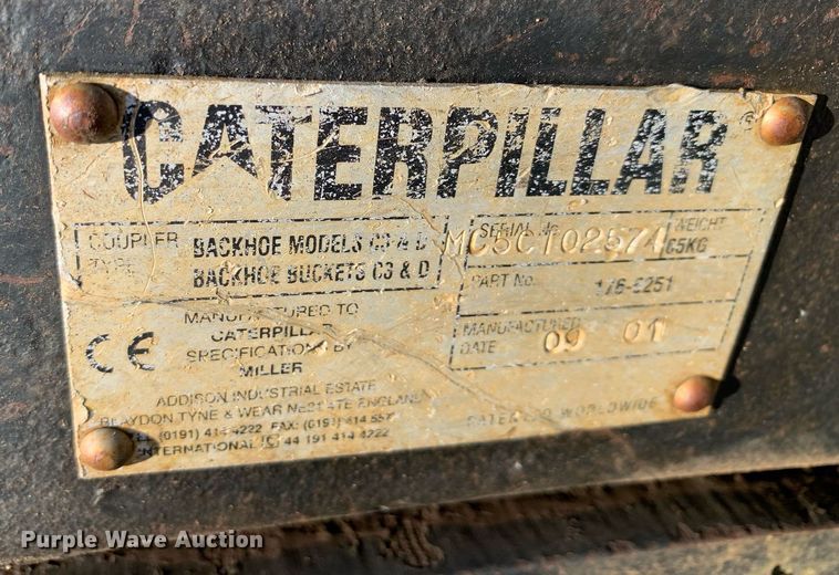 image for item DP8676 2002 Caterpillar 416D  backhoe