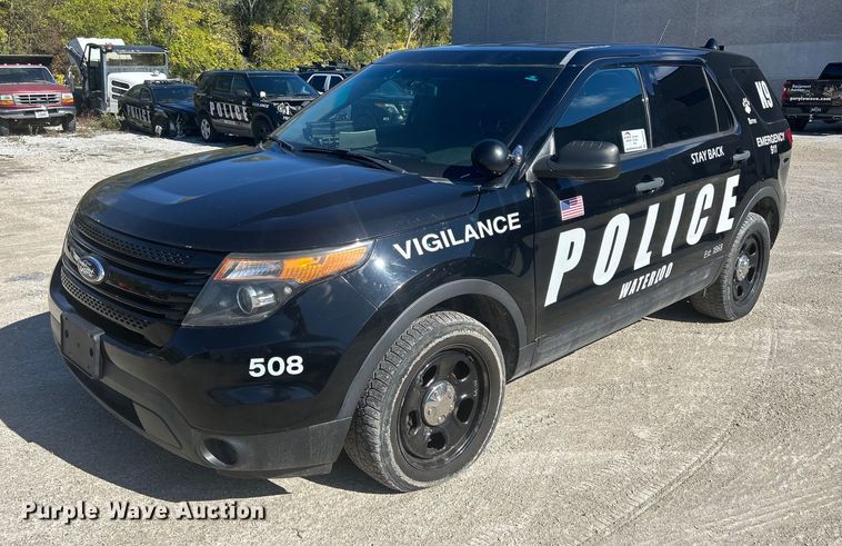 image for item DQ0972 2015 Ford Explorer Police Interceptor  SUV