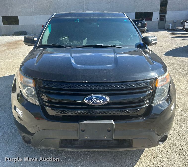 image for item DQ0972 2015 Ford Explorer Police Interceptor  SUV