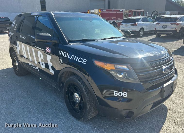 image for item DQ0972 2015 Ford Explorer Police Interceptor  SUV