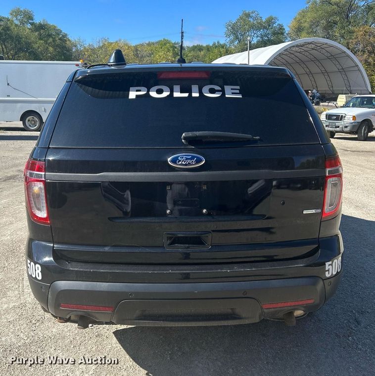 image for item DQ0972 2015 Ford Explorer Police Interceptor  SUV