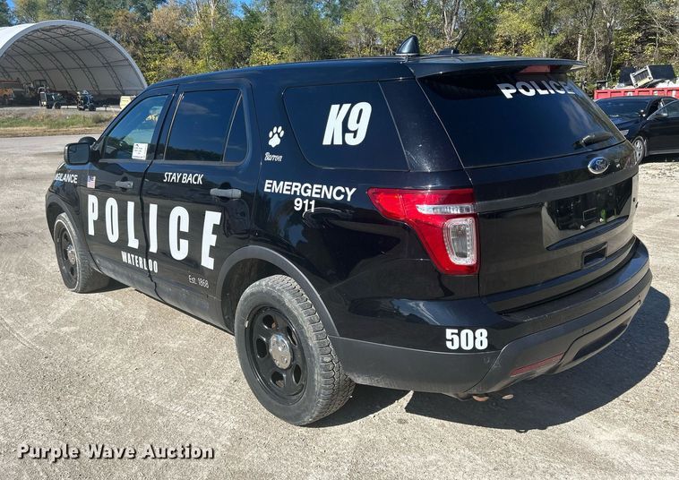 image for item DQ0972 2015 Ford Explorer Police Interceptor  SUV