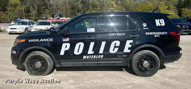 image for item DQ0972 2015 Ford Explorer Police Interceptor  SUV