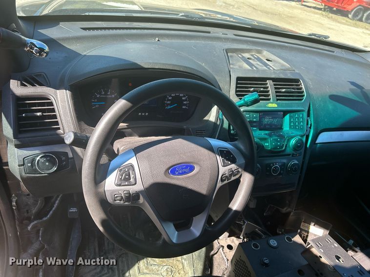 image for item DQ0972 2015 Ford Explorer Police Interceptor  SUV