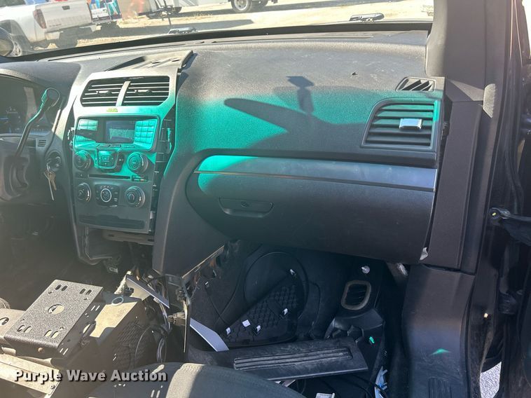 image for item DQ0972 2015 Ford Explorer Police Interceptor  SUV