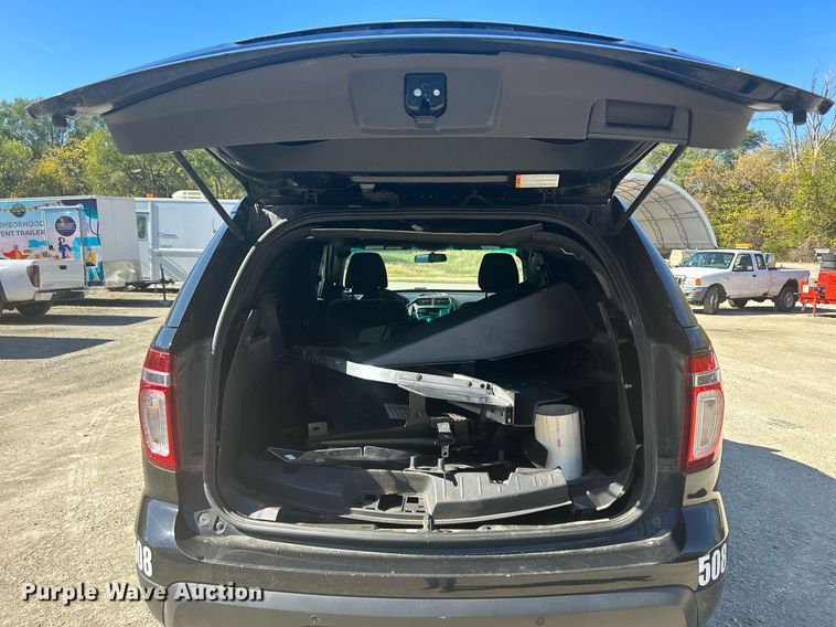 image for item DQ0972 2015 Ford Explorer Police Interceptor  SUV