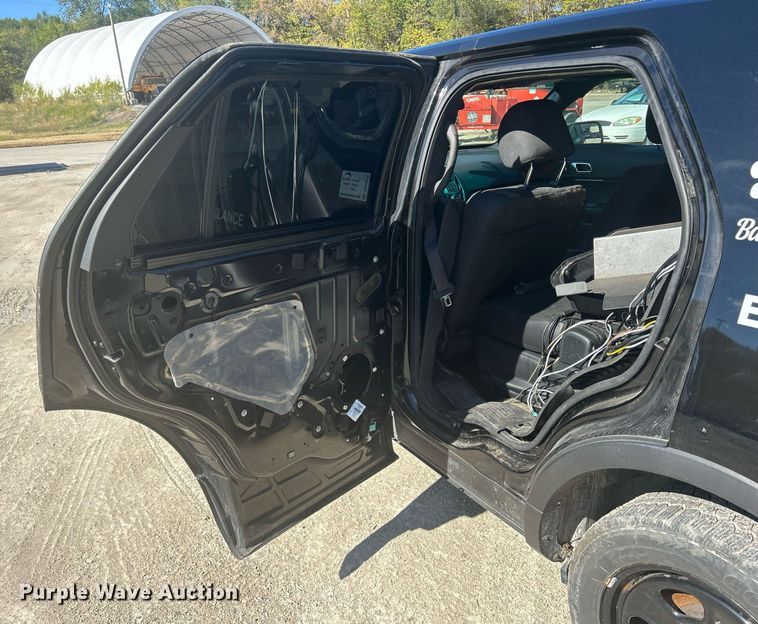 image for item DQ0972 2015 Ford Explorer Police Interceptor  SUV