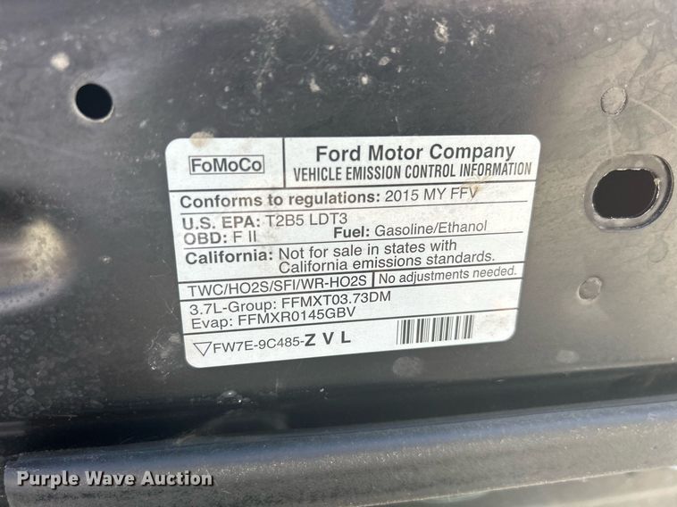 image for item DQ0972 2015 Ford Explorer Police Interceptor  SUV