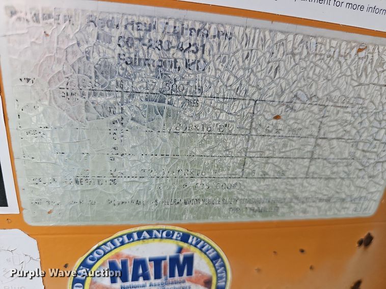 image for item DR5846 2005 Redi Haul  equipment trailer