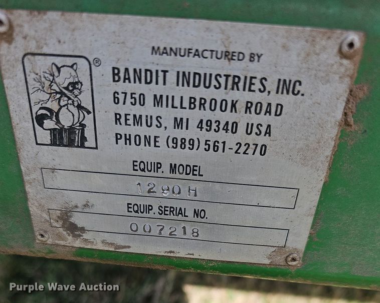 image for item DR5848 2006 Bandit 1290H  wood chipper