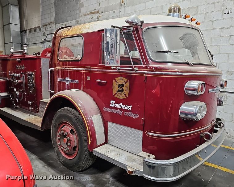 image for item DS5652 1962 American LaFrance  pumper fire truck