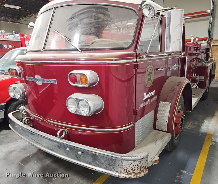 image for item DS5652 1962 American LaFrance  pumper fire truck
