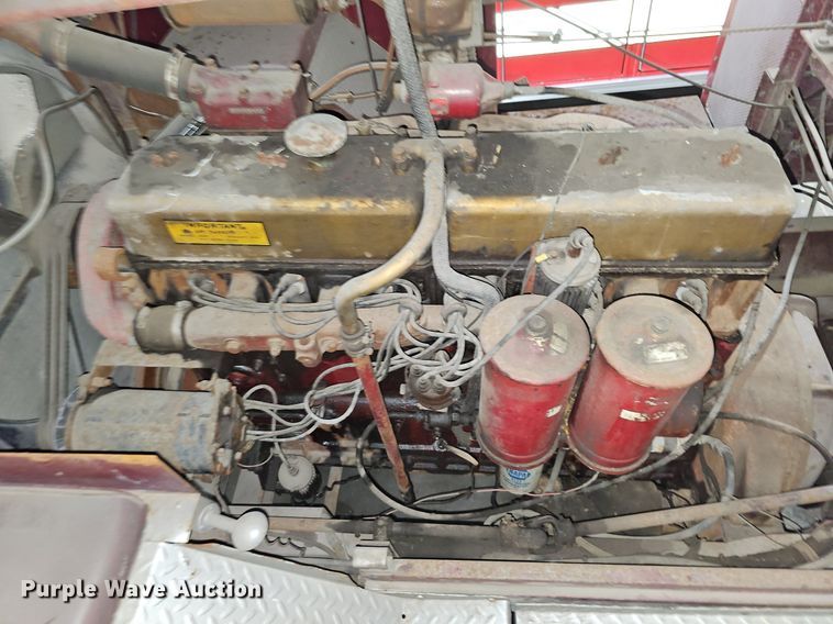 image for item DS5652 1962 American LaFrance  pumper fire truck