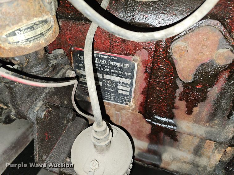 image for item DS5652 1962 American LaFrance  pumper fire truck