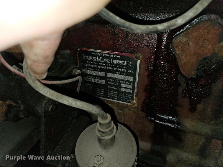 image for item DS5652 1962 American LaFrance  pumper fire truck