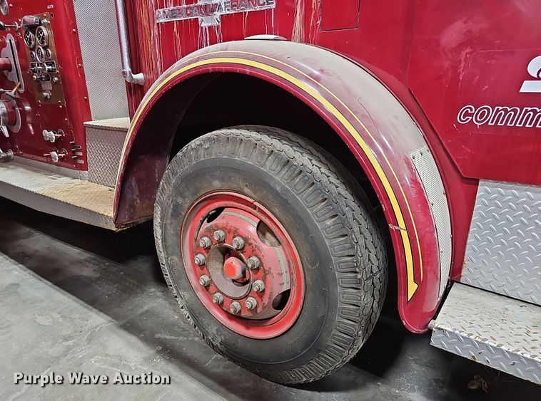 image for item DS5652 1962 American LaFrance  pumper fire truck