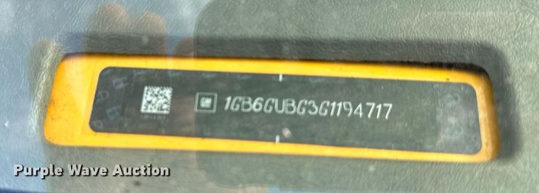 image for item DW2883 2016 Chevrolet Express 4500  school bus