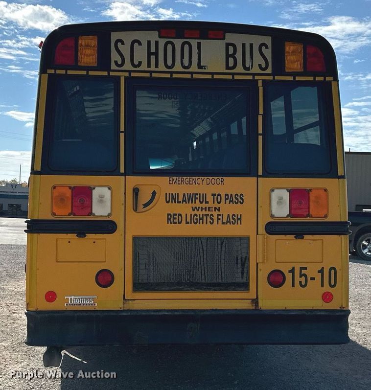 image for item DW2886 2010 Thomas B2  school bus