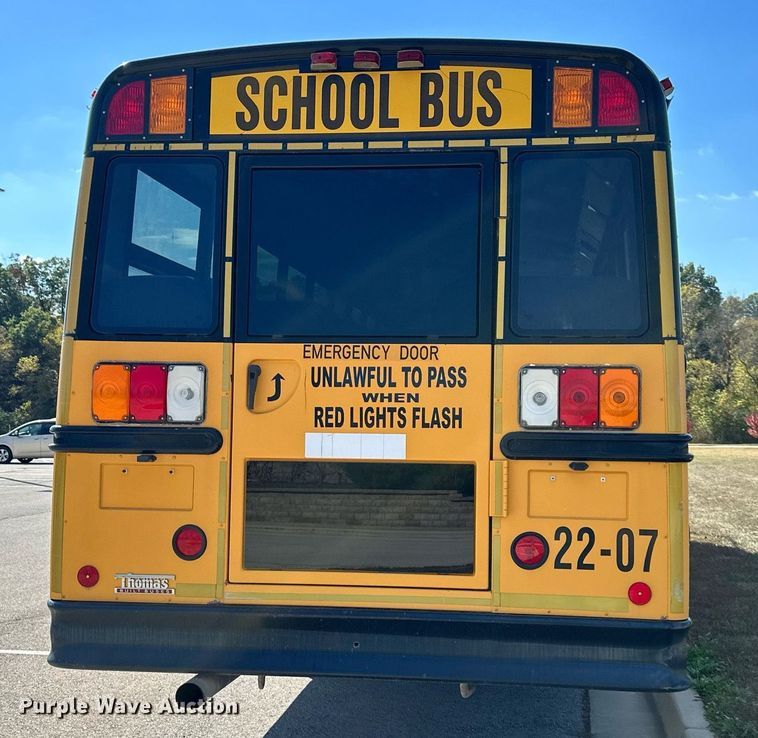 image for item DW2888 2007 Thomas B2  school bus