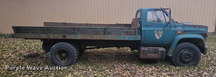 image for item JG9696 1975  Chevrolet CE619  dump flatbed truck