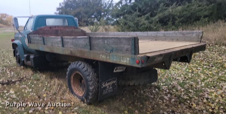 image for item JG9696 1975  Chevrolet CE619  dump flatbed truck