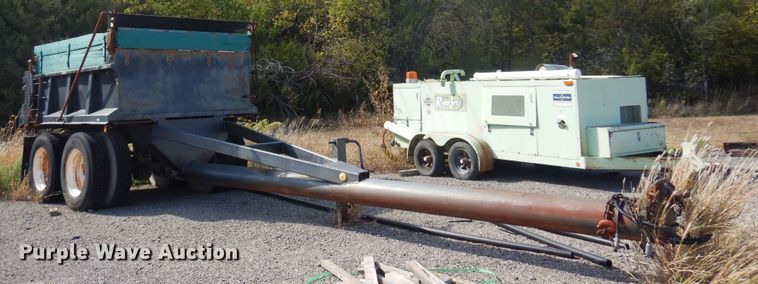 image for item KD9186 1994 Shop built  end dump pup trailer