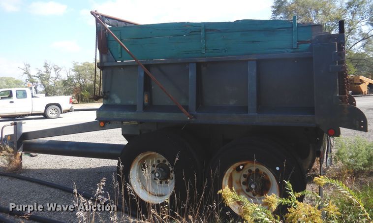image for item KD9186 1994 Shop built  end dump pup trailer