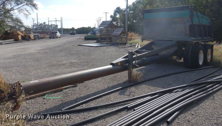 image for item KD9186 1994 Shop built  end dump pup trailer