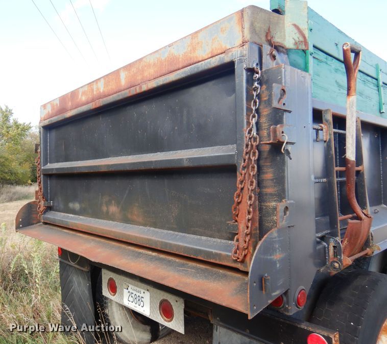 image for item KD9186 1994 Shop built  end dump pup trailer