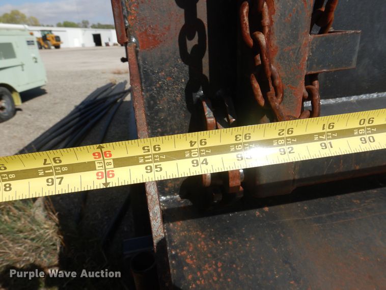 image for item KD9186 1994 Shop built  end dump pup trailer