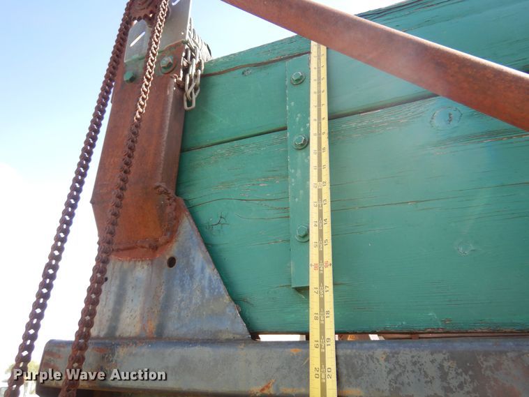 image for item KD9186 1994 Shop built  end dump pup trailer