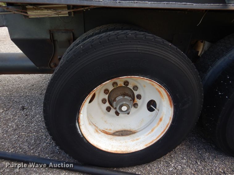 image for item KD9186 1994 Shop built  end dump pup trailer